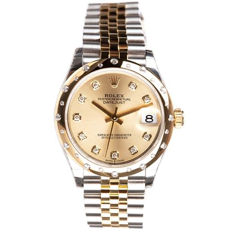 rolex ladies datejust 31 diamond two tone watch 278343rbr|Rolex Datejust 31 watch: Oystersteel and yellow gold.